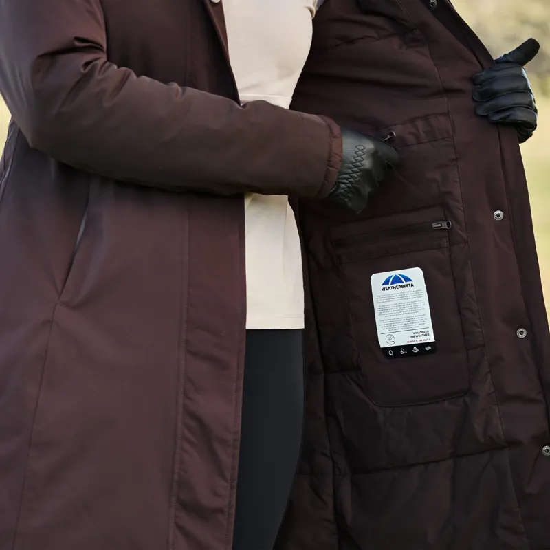 WeatherBeeta All Purpose Waterproof Insulated Longline Jacket - Espresso-8
