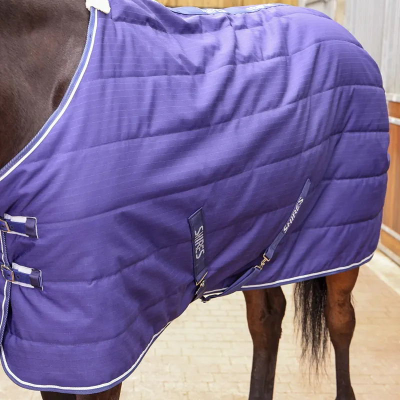 Shires Tempest Original 100g Standard Neck Stable Blanket - Navy-4