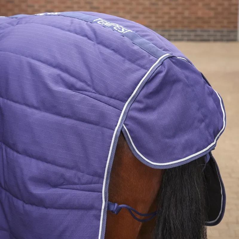 Shires Tempest Original 100g Standard Neck Stable Blanket - Navy-2