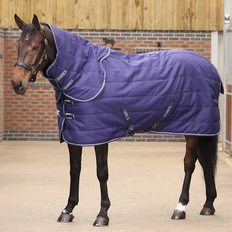 Shires Tempest Original 600D 100 Detach-A-Neck Stable Blanket - Navy