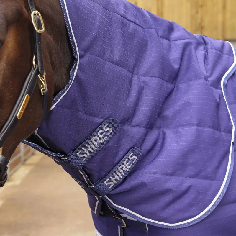 Shires Tempest Original 600D 100 Detach-A-Neck Stable Blanket - Navy-10