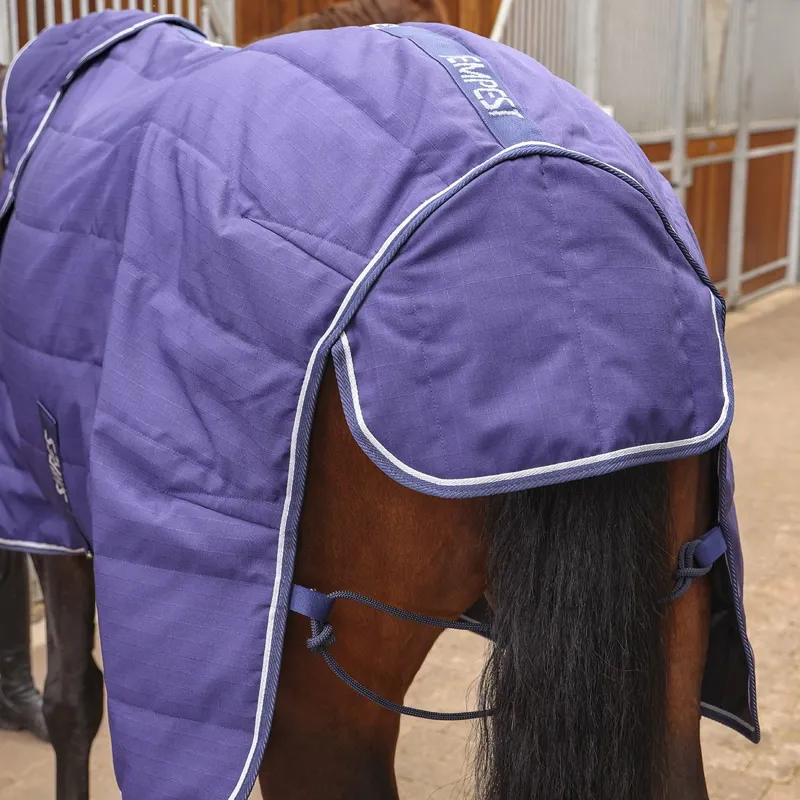 Shires Tempest Original 600D 100 Detach-A-Neck Stable Blanket - Navy-8