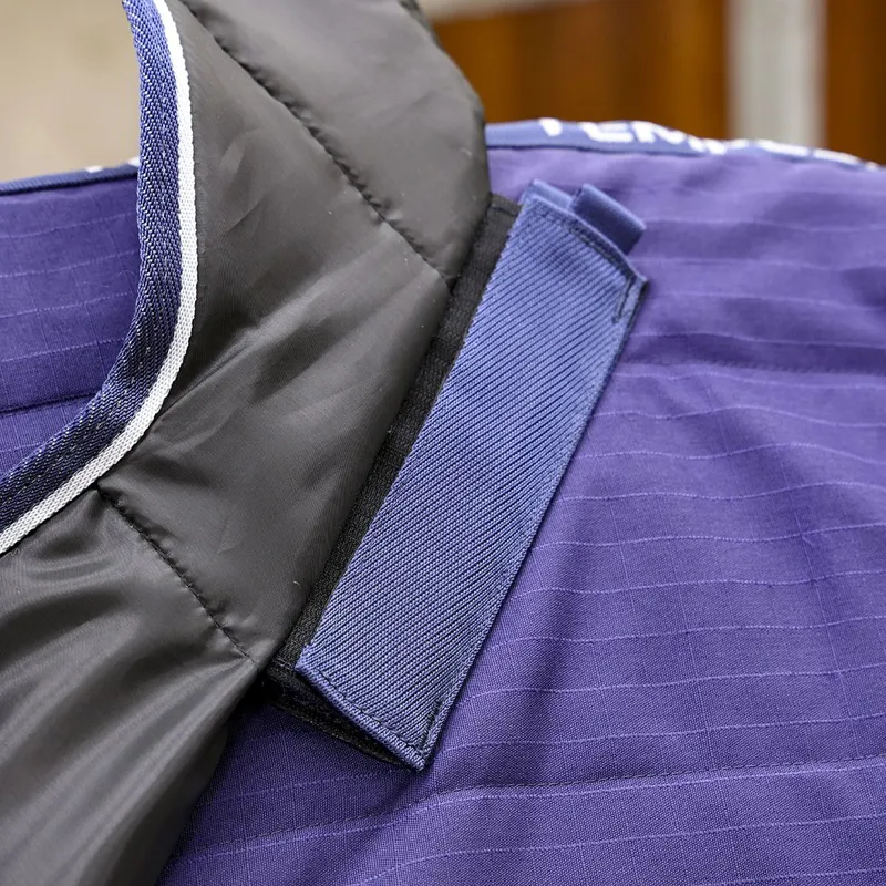 Shires Tempest Original 600D 100 Detach-A-Neck Stable Blanket - Navy-2