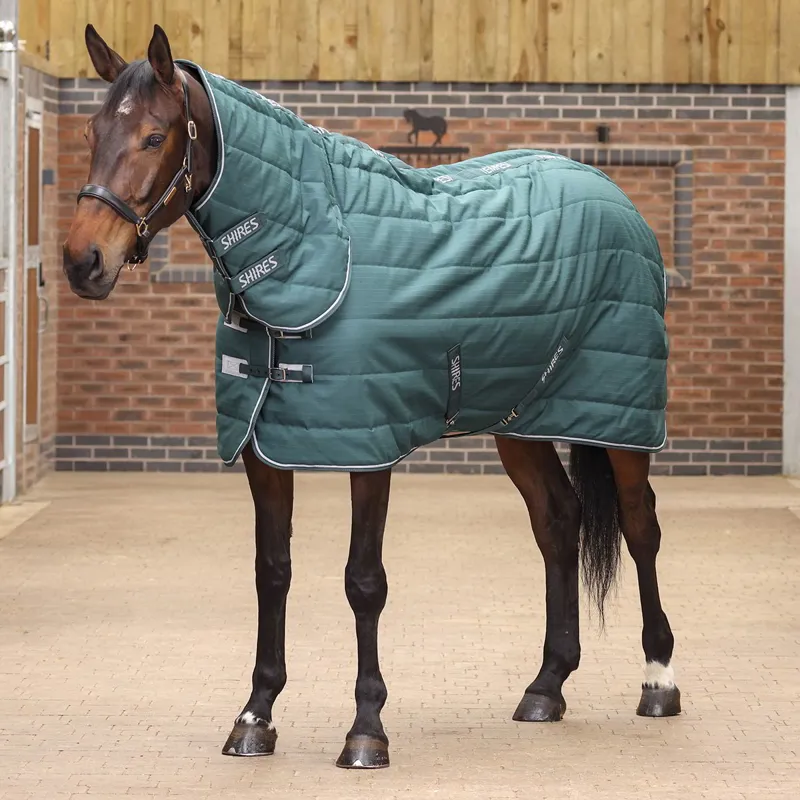 Shires Tempest Original 600D 200 Combo Neck Stable Blanket - Emerald
