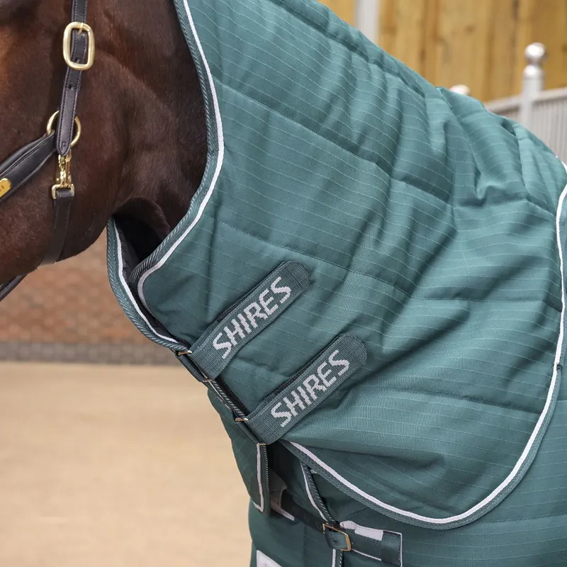 Shires Tempest Original 600D 200 Detach-A-Neck Stable Blanket Emerald-8