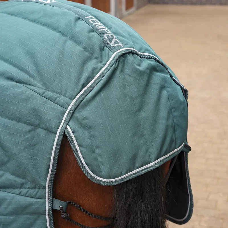 Shires Tempest Original 600D 200 Detach-A-Neck Stable Blanket Emerald-6