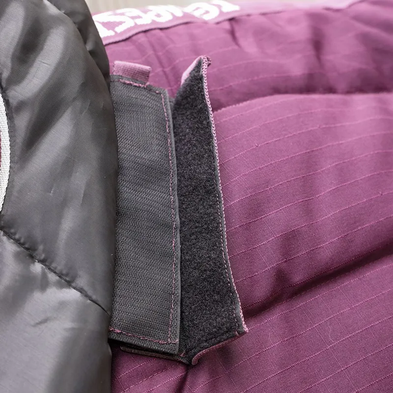 Shires Tempest Original 600D 300 Detach-A-Neck Stable Blanket - Burgundy-4