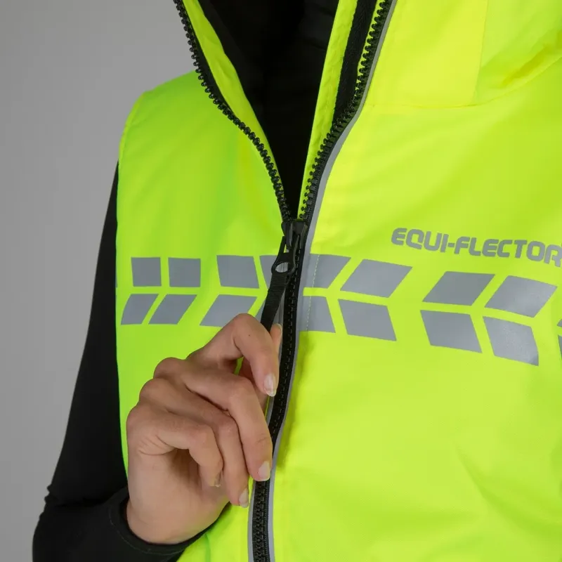EQUI-FLECTOR Hi-Viz Women's Waterproof Vest - Yellow-4