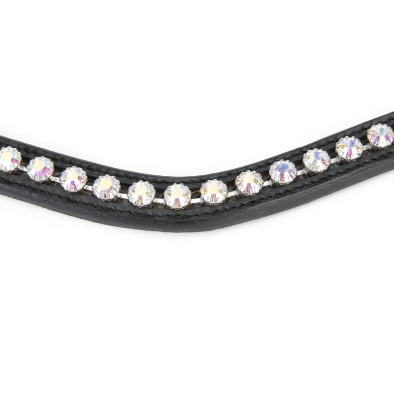 Velociti GARA Crystal Browband - Black/Iridescent Crystal-2
