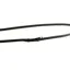 Dever Classic Plain Leather Neck Strap - Black