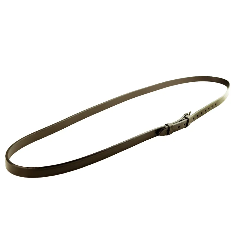 Dever Classic Plain Leather Neck Strap - Brown-1