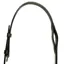 Dever Classic Leather Neck Strap With Loop - Black