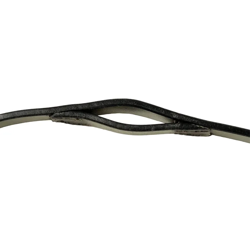 Dever Classic Leather Neck Strap With Loop - Black-2