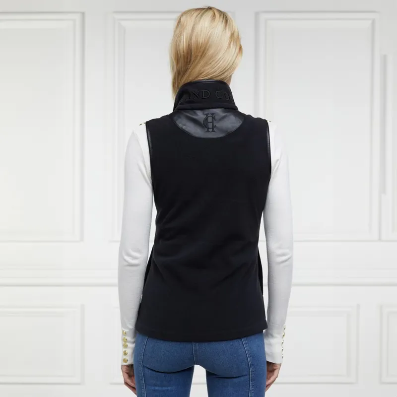 Holland Cooper Country Fleece Womens Vest - Black-4