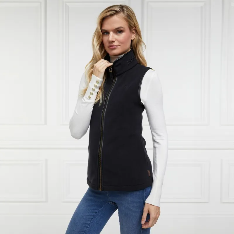 Holland Cooper Country Fleece Womens Vest - Black-5