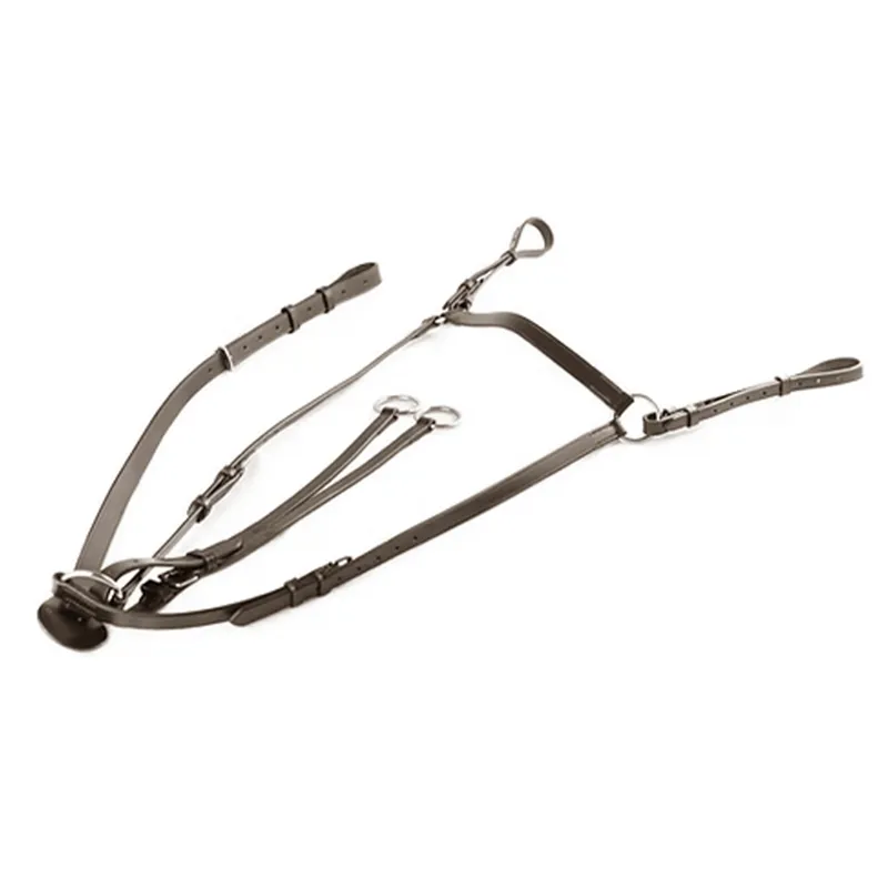 Dever Classic Running Breastplate and Attachment - Brown-1