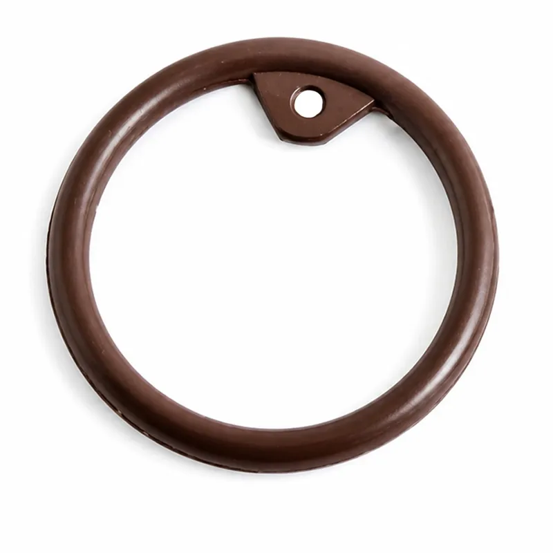 Dever Classic Peacock Rings For Safety Irons - Pair - Brown