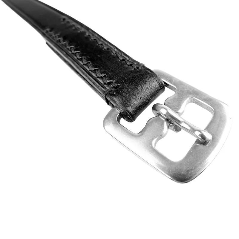 Dever Classic Junior Stirrup Leather - Black-1