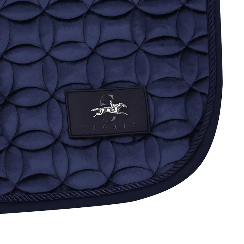 Schockemohle Velvet Balance Jump Saddle Pad - Night-1