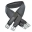 Dever Classic Deluxe Atherstone Girth with Elastic One End - Black