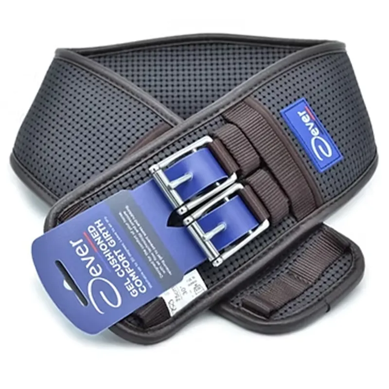 Dever Classic Comfort Dressage Girth with Elastic Both Ends - Black
