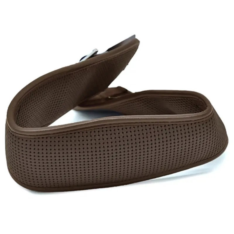Dever Classic Comfort Dressage Girth with Elastic Both Ends - Brown-1