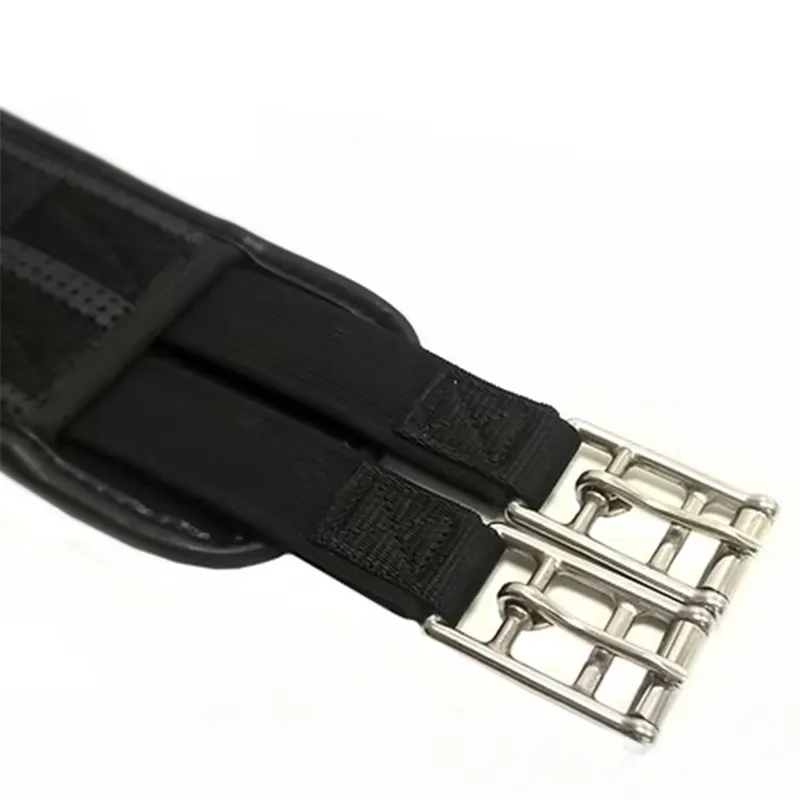 Dever Synthetic Comfort GP Girth with Elastic Both Ends - Black-4