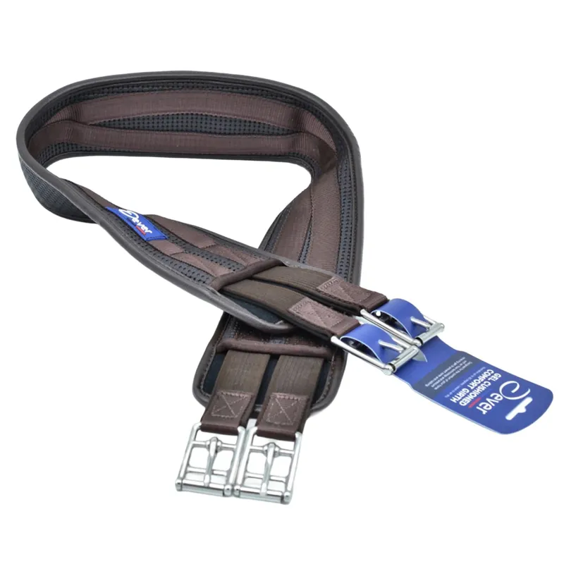 Dever Classic Comfort All Purpose Girth with Elastic Both Ends - Brown