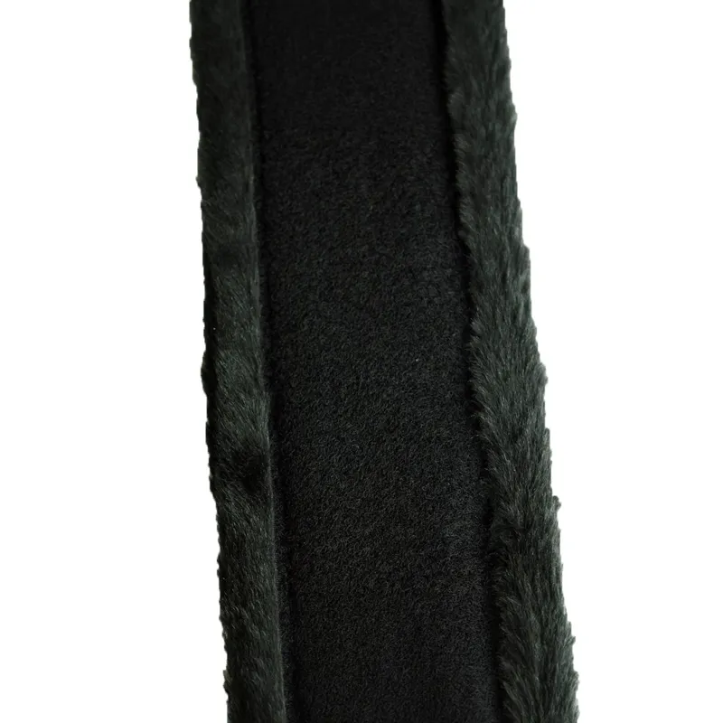 Dever Classic Competition Fleece GP Girth Liner - Black/Black