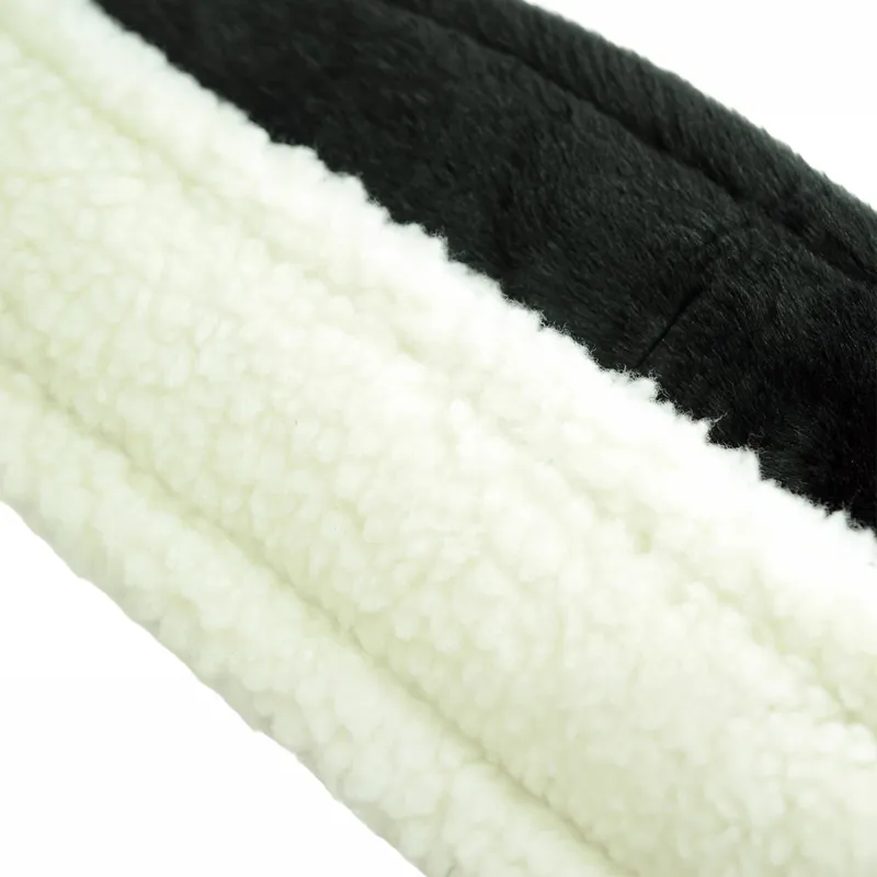 Dever Classic Competition Fleece GP Girth Liner - Black/Black-3
