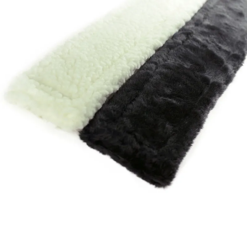 Dever Classic Competition Fleece GP Girth Liner - Black/Black-1