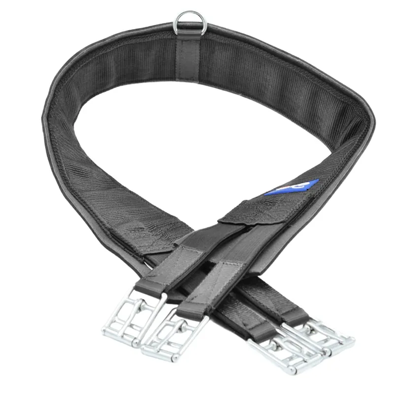 Dever Classic Competition Girth with Elastic Both Ends - Black