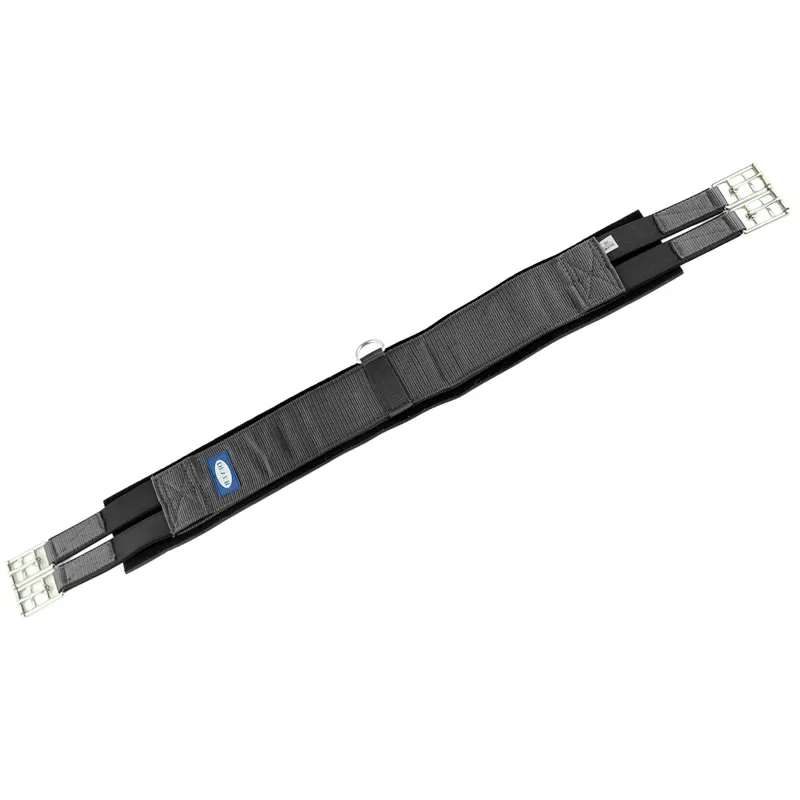 Dever Classic Competition Girth with Elastic Both Ends - Black-1