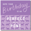 Gubblecote Greetings Card - Perfect As A Pony