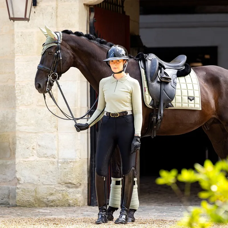 LeMieux Demi Full Grip Ladies Riding Tights - V1 Black-3