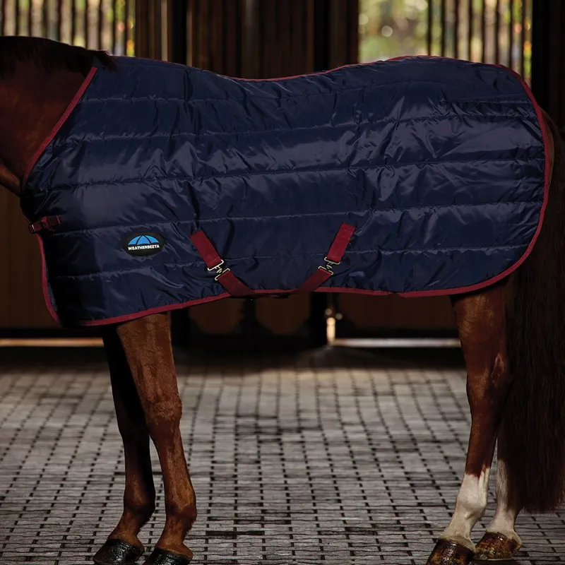WeatherBeeta ComFiTec 210D Channel Quilt 100g Stable Blanket - Navy-1