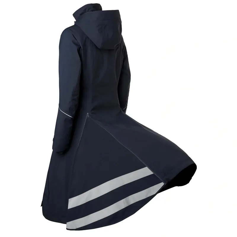 Stierna Stella 2.0 Women's Long Waterproof Coat - Midnight Navy-2