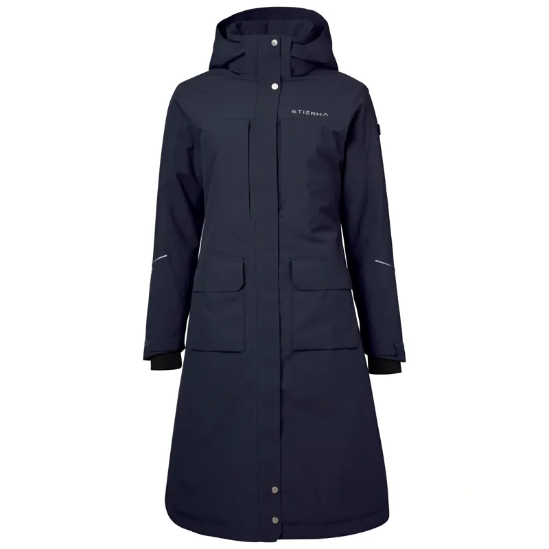 Stierna Stella 2.0 Women's Long Waterproof Coat - Midnight Navy