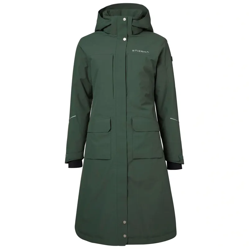 Stierna Stella 2.0 Women's Long Waterproof Coat - Ivy