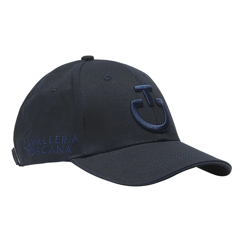 Cavalleria Toscana Logo Cotton Unisex Cap - Navy