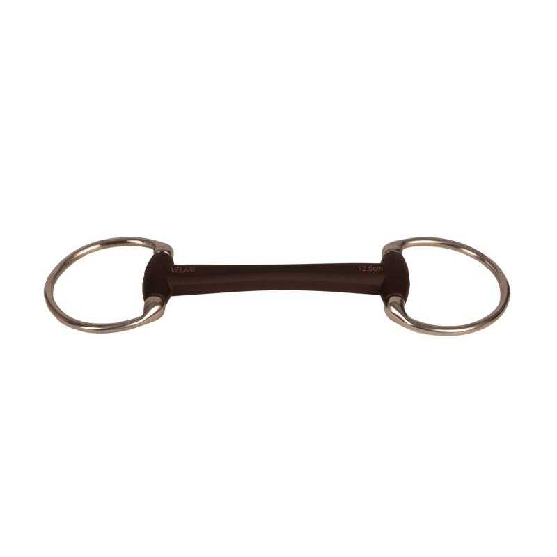 Velari Mullen Mouth Hard Flex Eggbutt Snaffle Bit