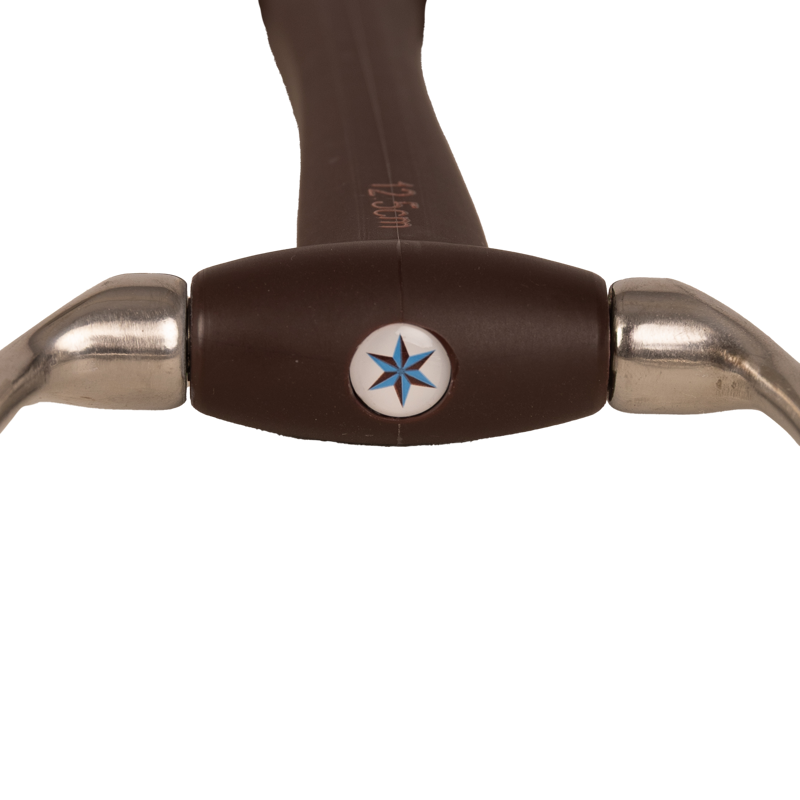 Velari Mullen Mouth Hard Flex Eggbutt Snaffle Bit-4