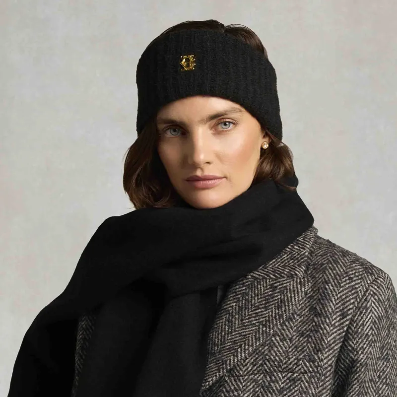 Holland Cooper Women's Knitted Headband - Black-1