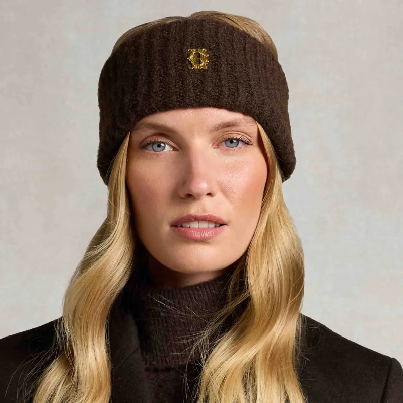 Holland Cooper Women's Knitted Headband - Chocolate-1