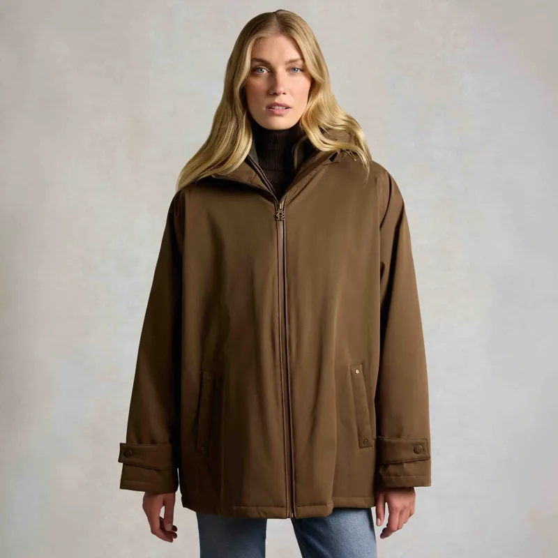 Holland Cooper One Size Waterproof Women's Jacket - Chestnut-4