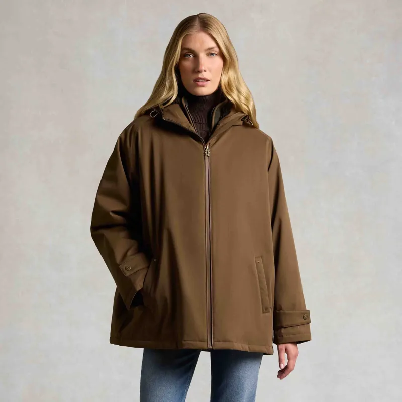 Holland Cooper One Size Waterproof Women's Jacket - Chestnut