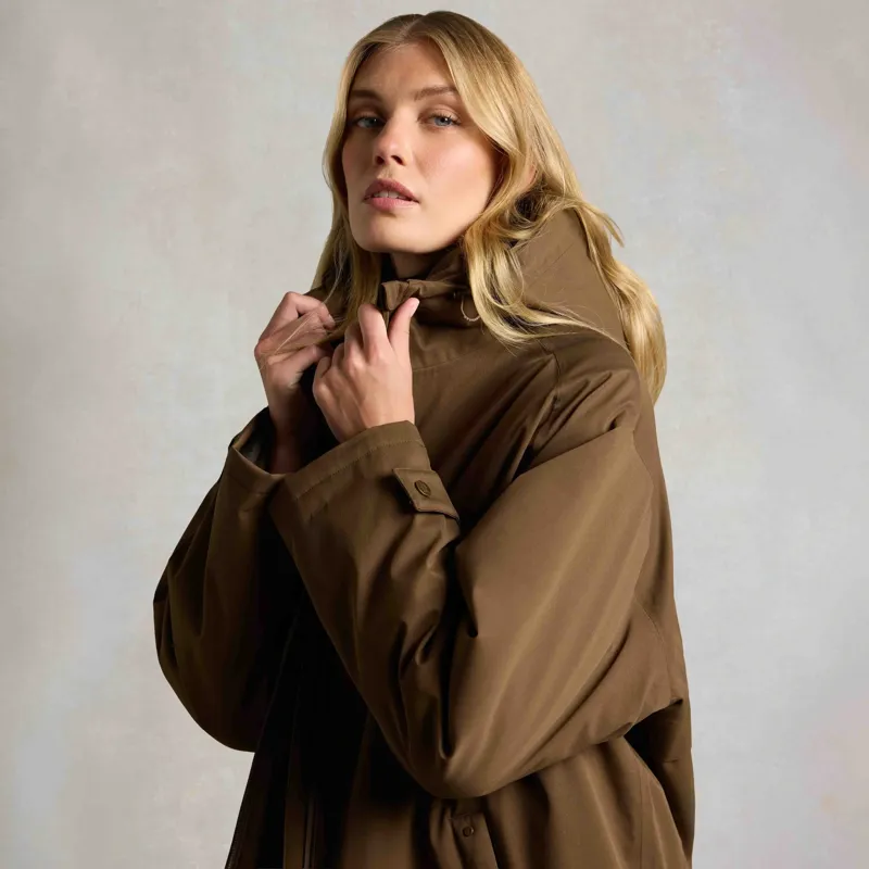 Holland Cooper One Size Waterproof Women's Jacket - Chestnut-5