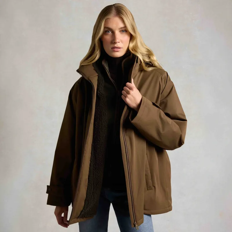 Holland Cooper One Size Waterproof Women's Jacket - Chestnut-7