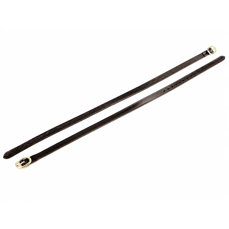 Dever Classic Junior Leather Spur Straps - Brown