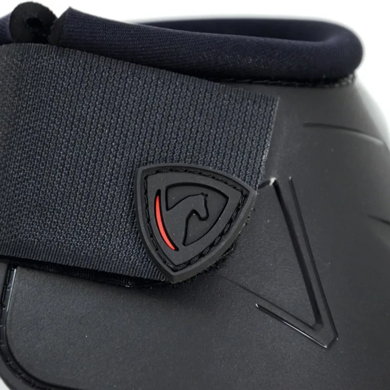 Hy Equestrian Armor Guard Pro Reaction Bell Boots - Black-2
